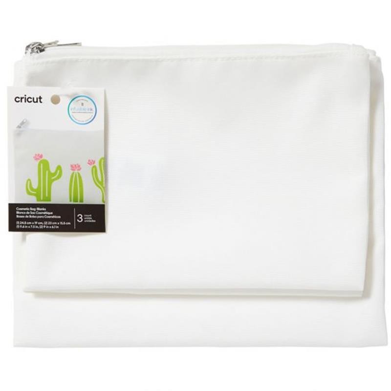 Cricut Lilen Cosmetic Bags 3 pack (Infusible Ink)