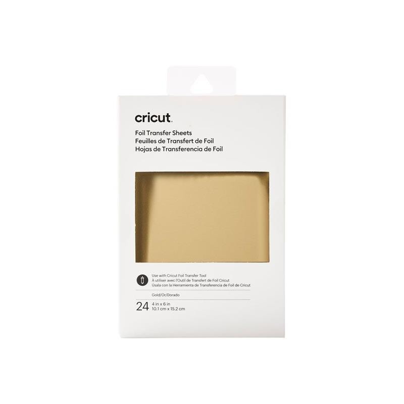 Cricut Transfer Foil Gold 4x6 (24)