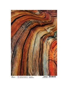 Papel de Arroz A4 Ciao Bella Red Oak Wood