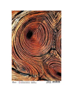 Papel de Arroz A4 Ciao Bella Knotty Wood