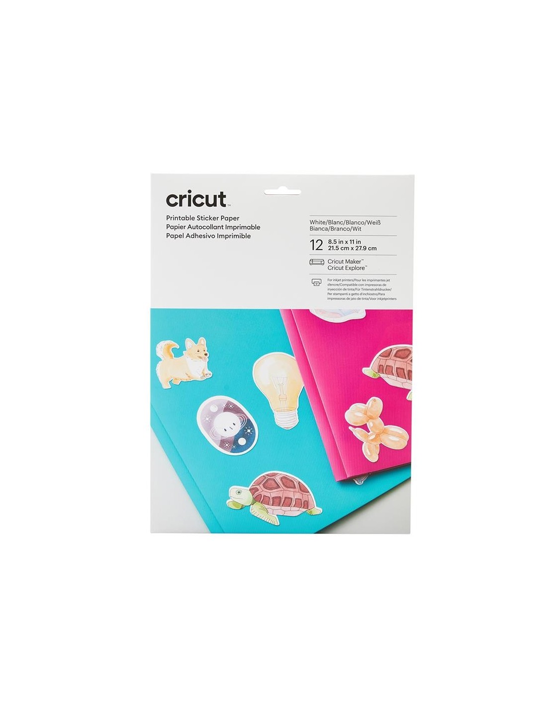 Cricut Printable Sticker Paper 8.5x11cm