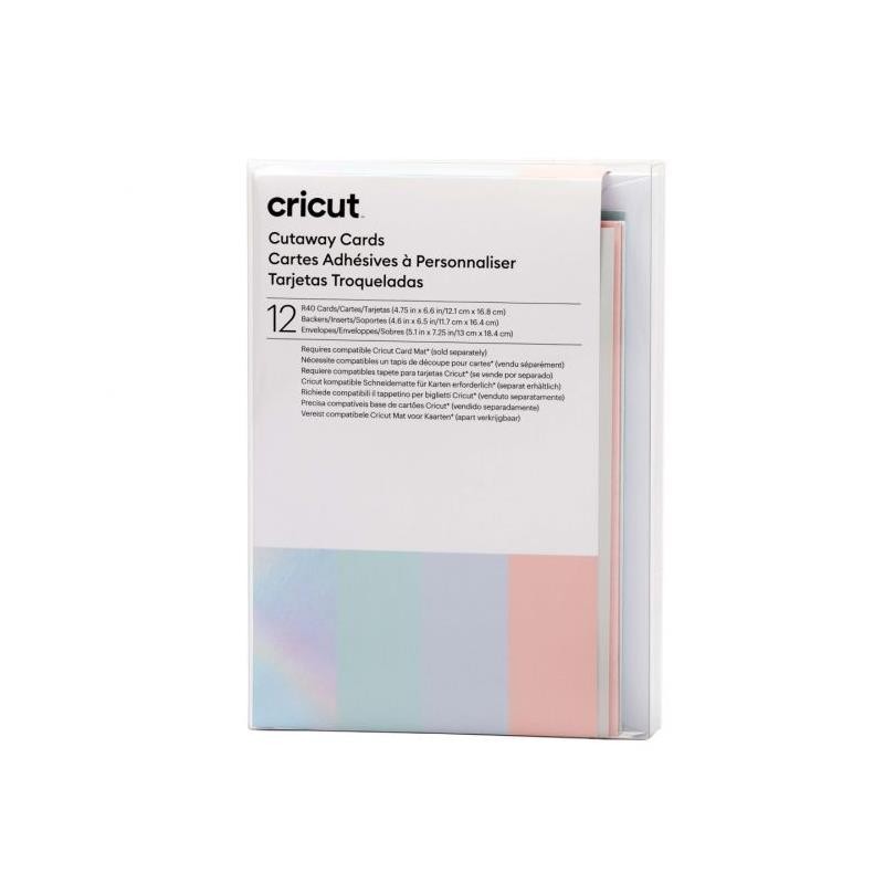 Cricut Cut-Away Cards Pastel R40 (12,1x16,8 cm) 12