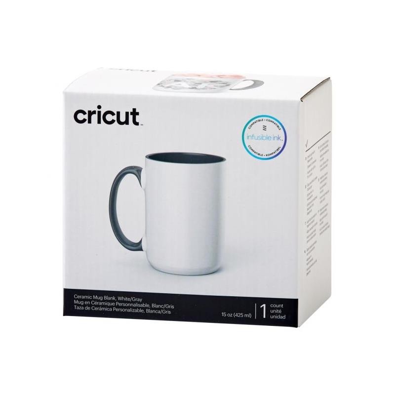 Cricut 15 Oz Ceramic Mug Blank WT GY (1 ud)