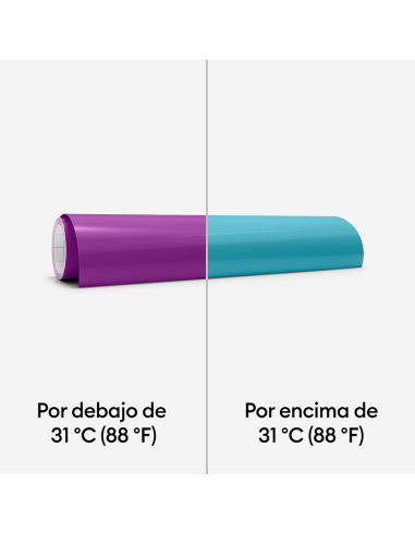 Cricut Vinilo Permanente con cambio de color termoactivado