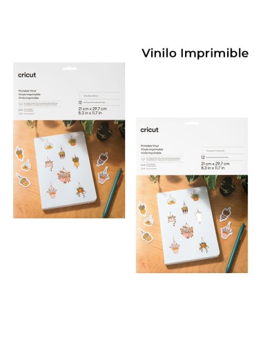 Cricut Vinilo Imprimible (10 hojas A4)