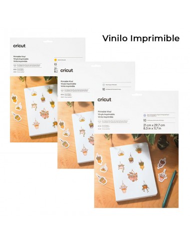 Cricut Vinilo Imprimible (10 hojas A4)