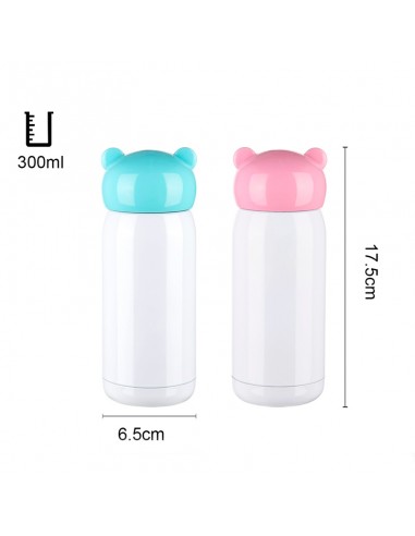 Termo sublimable infantil color rosa 320ml