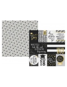 Papel doble cara 12" Rad Grad- Elements