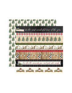Papel doble cara 12" Chirstmas - Border Strips
