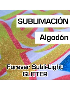 Subli-Light Glitter no cut A4 -paquete 10 hojas-