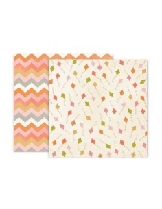 Papel doble cara Pink Paislee Little adventurer -3
