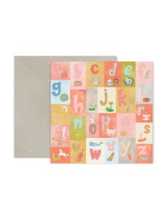 Papel doble cara Pink Paislee Little adventurer -4