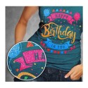 Subli-Dark Glitter no cut A4 -paquete 10 hojas-